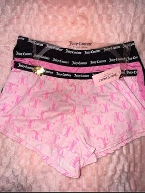 Juicy Couture Boy Short Panties - 2X - plus size!